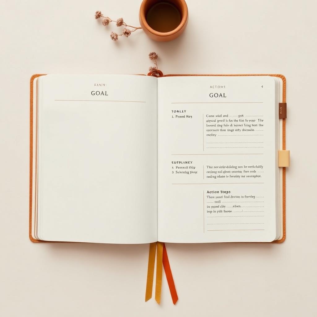 Goal setting pages