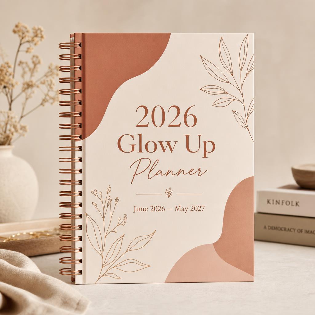 2026 Glow Up Planner cover